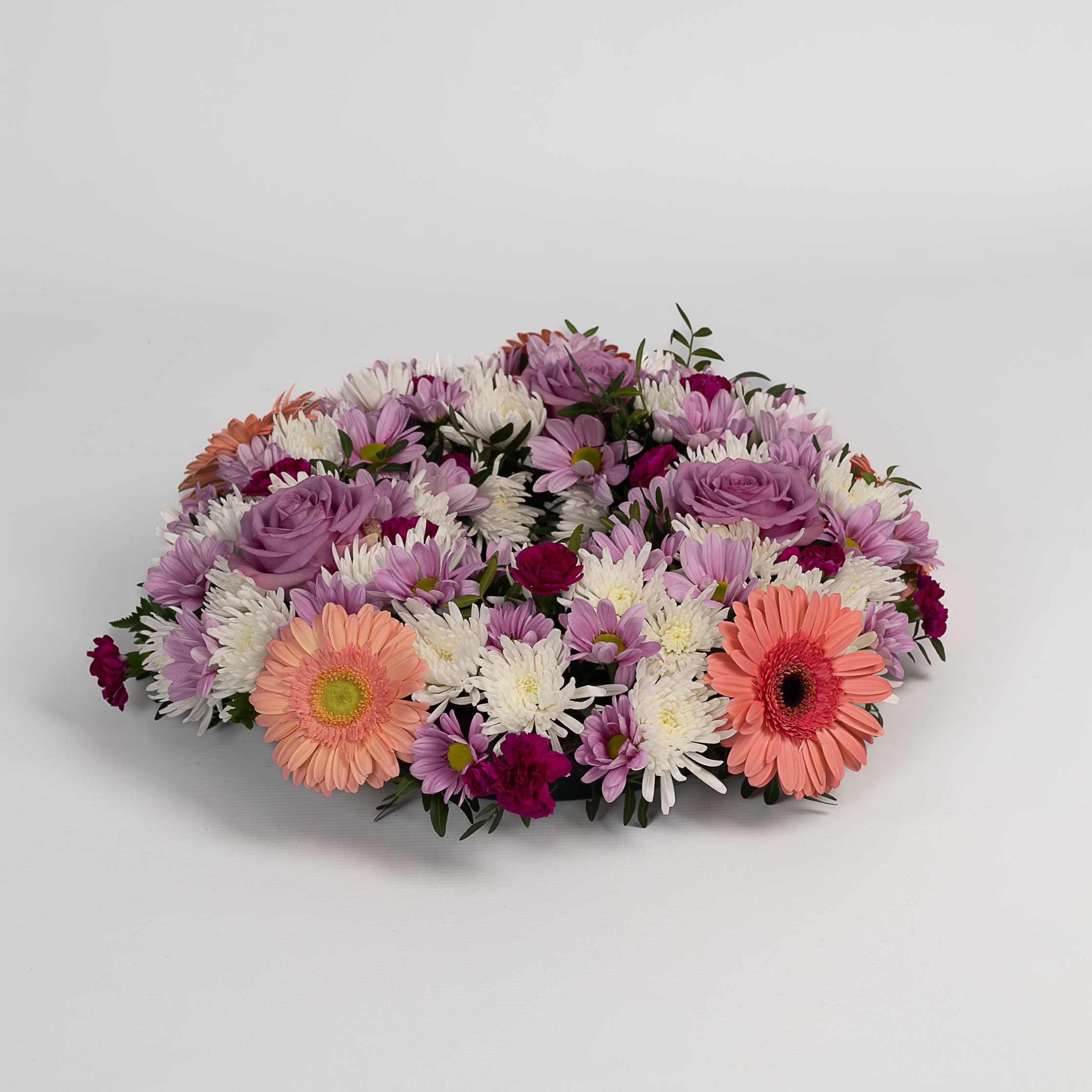 Pink Sympathy Wreath - Image 3