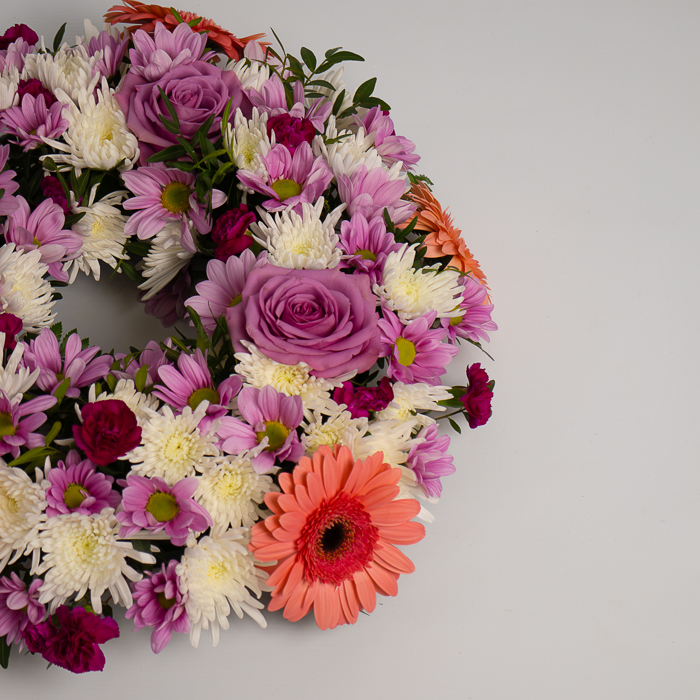 Pink Sympathy Wreath - Image 2